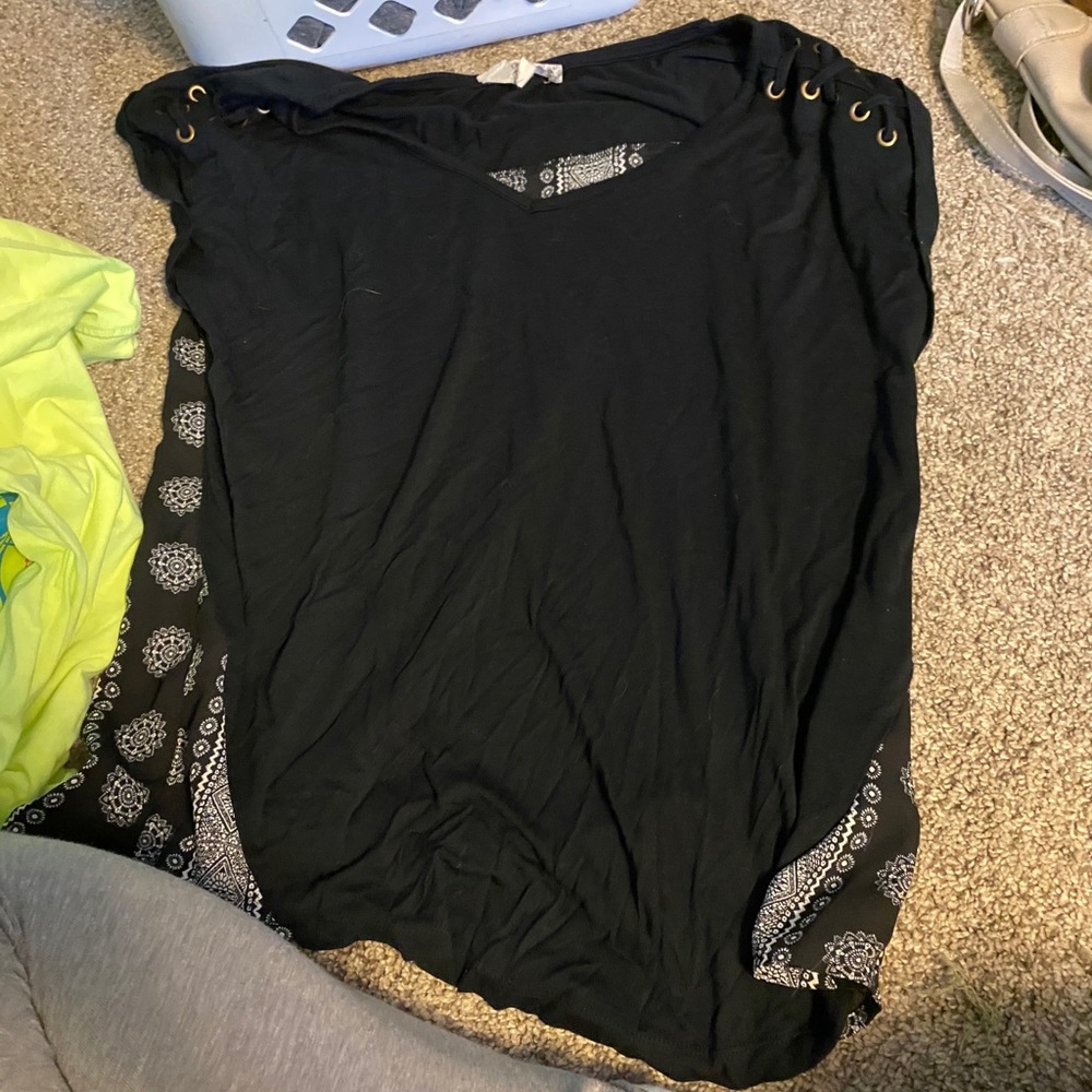 Black dress shirt
